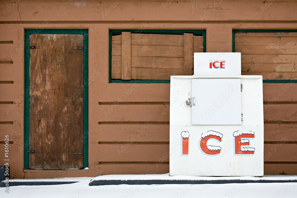 Fototapeta premium ice bin