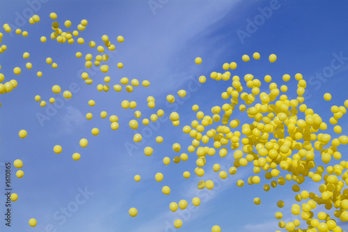 yellow balloons