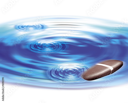 skimming pebble