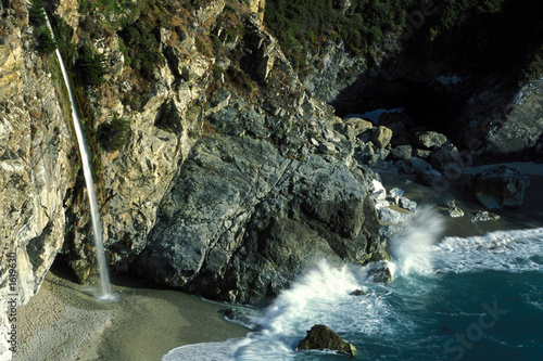 big sur waterfall photo