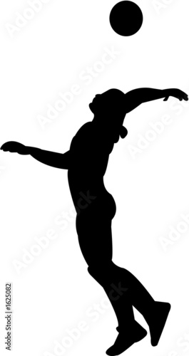volleyball silhouette