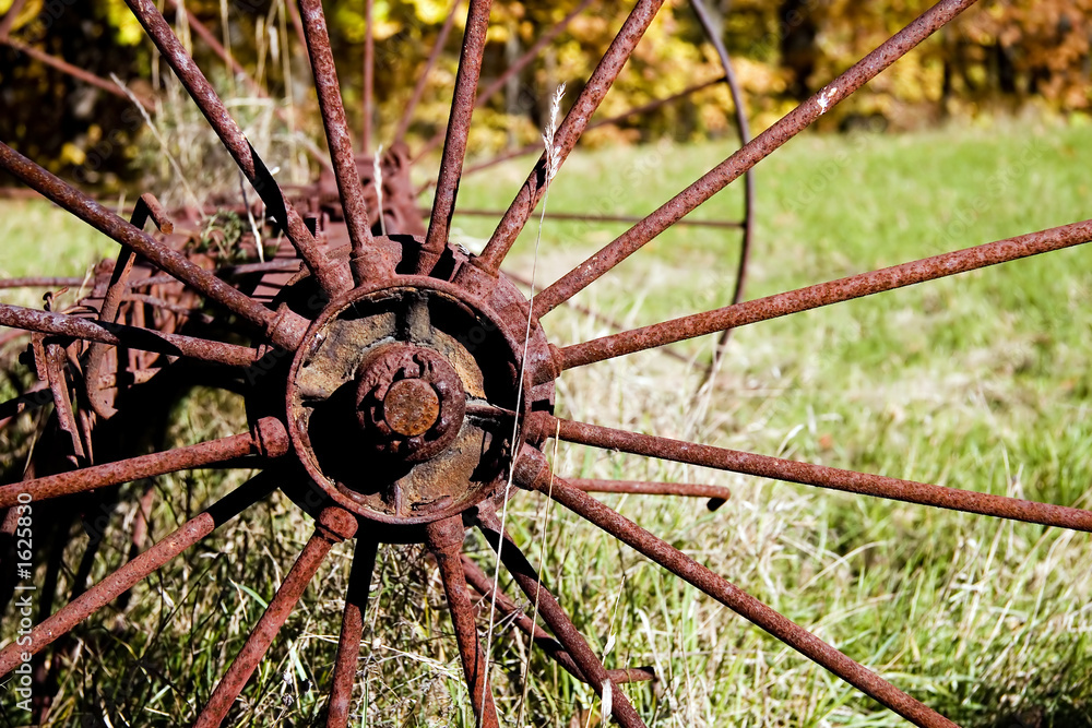 rusty wheel