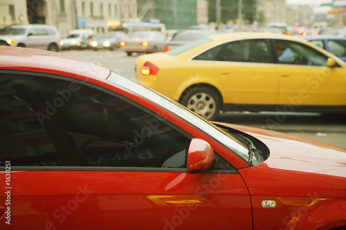 multi-coloured cars