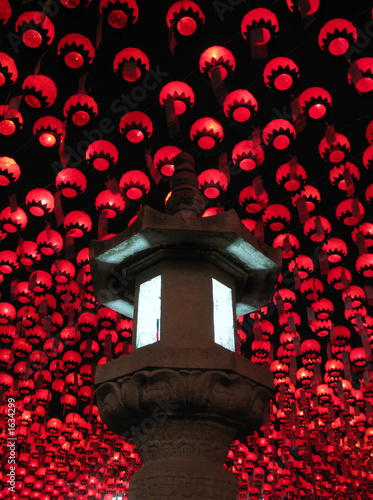 lanterns on buddha's birthday, seoul, korea
