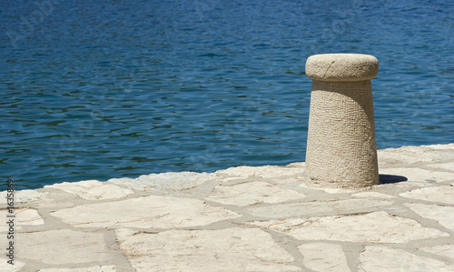 bollard on the pier