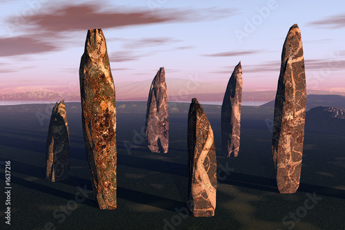 Vászonkép ancient stone circle