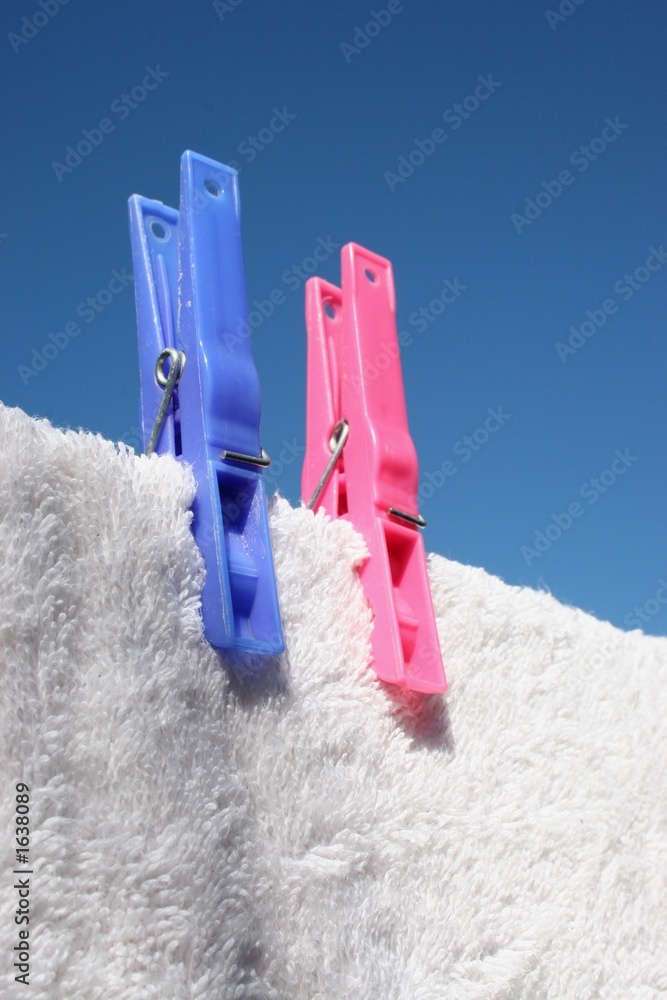 pegs on clothes line