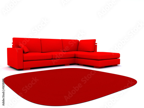 sofa and carpet