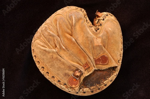 old catchers mitt