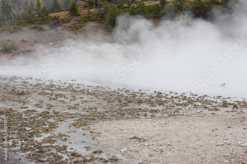 geothermische quellen im yellowstone national park