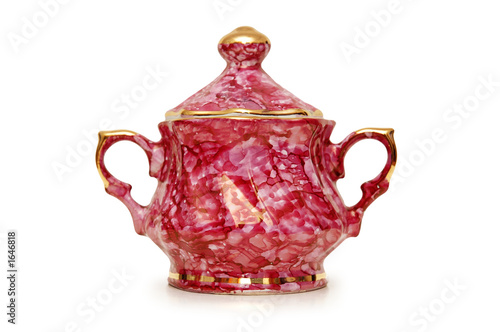 Photography china jar isolated on white