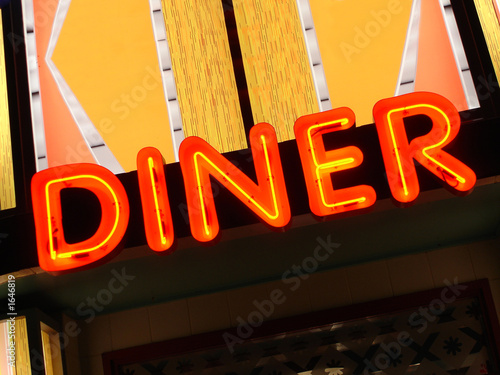 neon diner sign