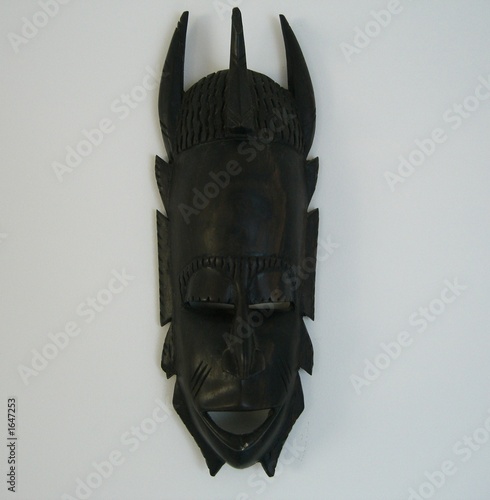 Canvas Print masque africain noir