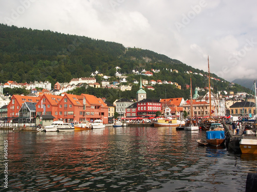 norway. bergen port