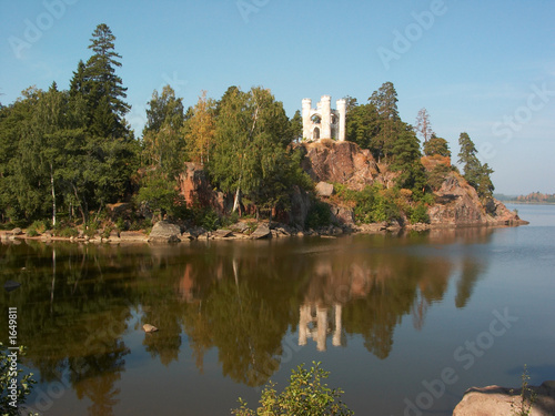 castle reflection