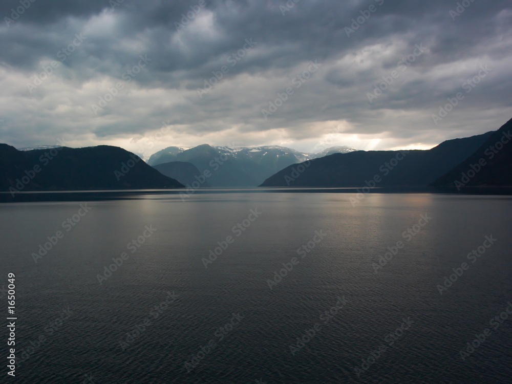 cloudy fiords