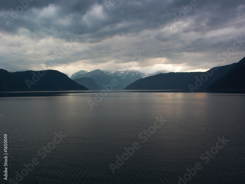 cloudy fiords