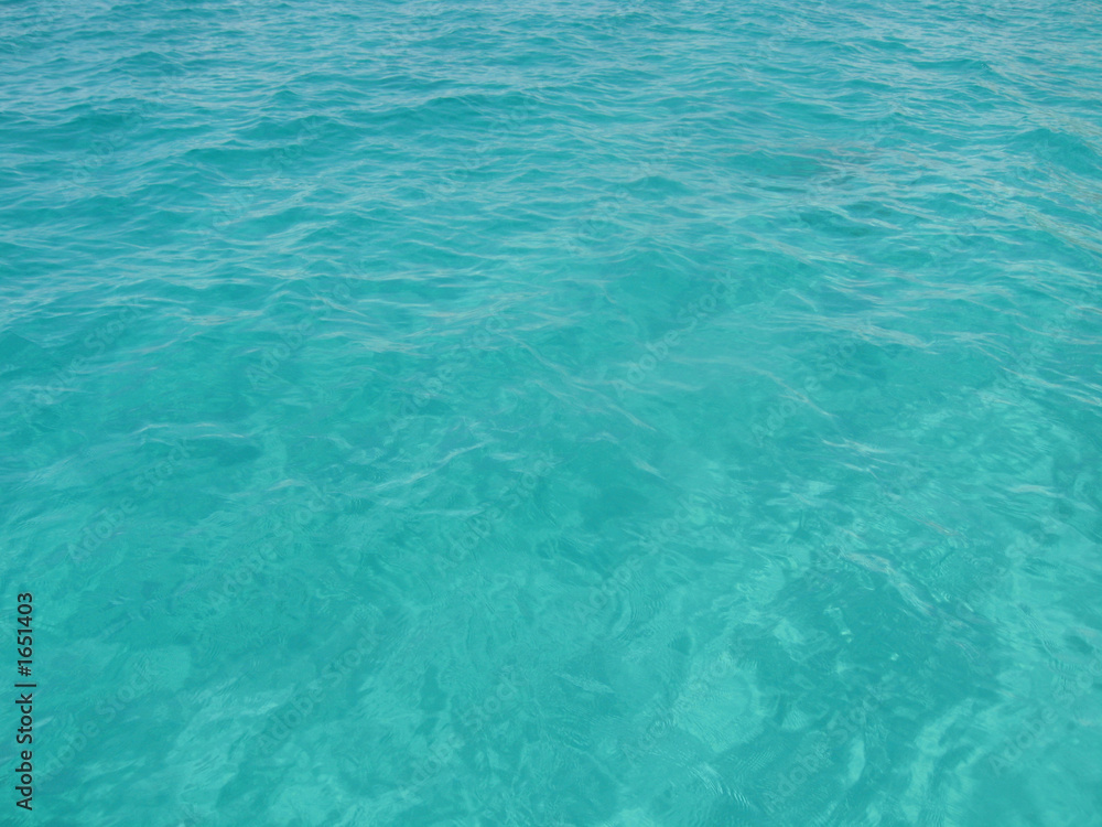 Turquoise Ocean Water Background
