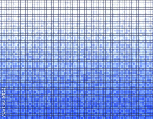 blue mosaic pattern