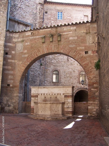 medioeval fountain in perugia