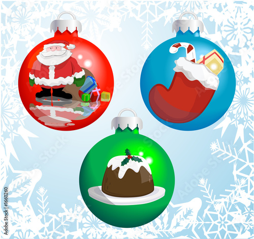 christmas baubles