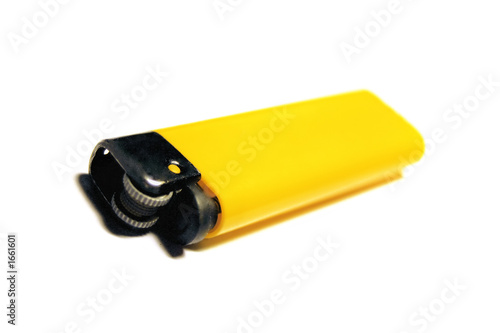 Foto briquet jaune détouré