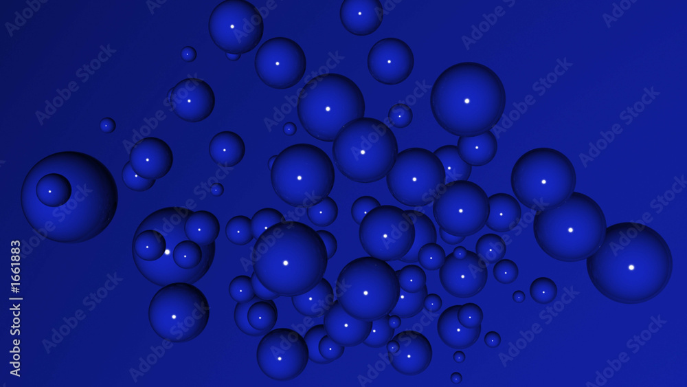 esferas azules