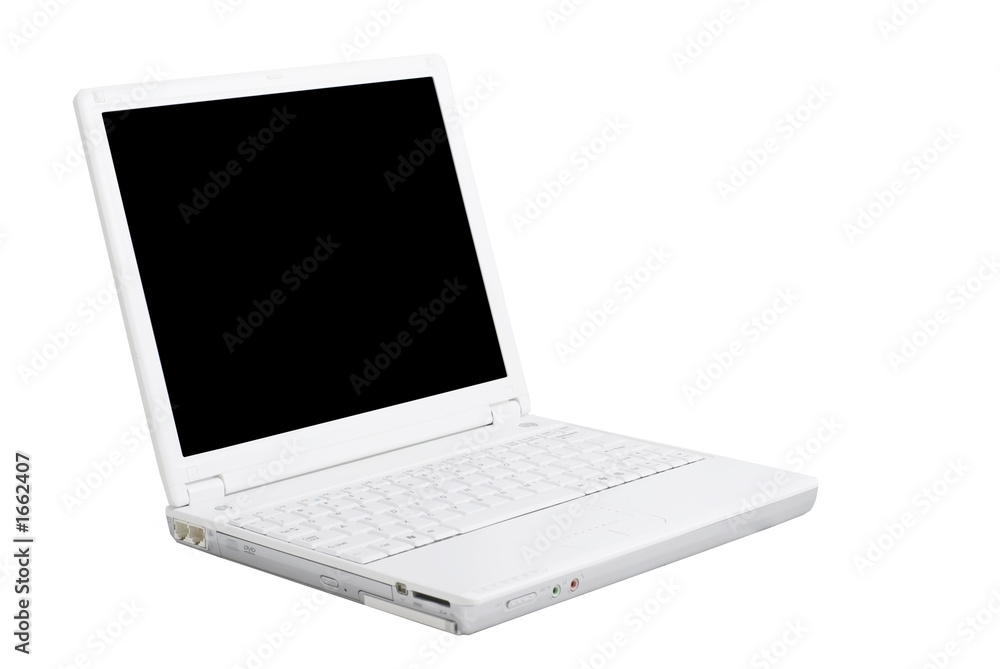 isolated laptop isolated laptop