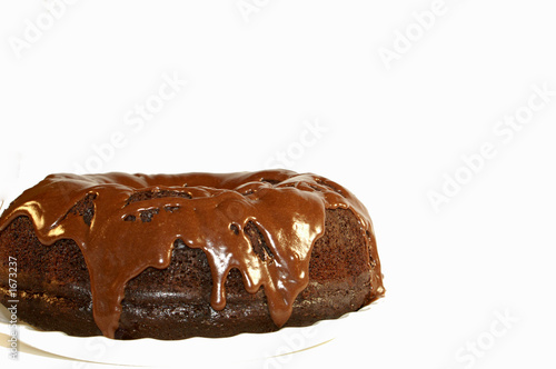 frosted chocolate cake