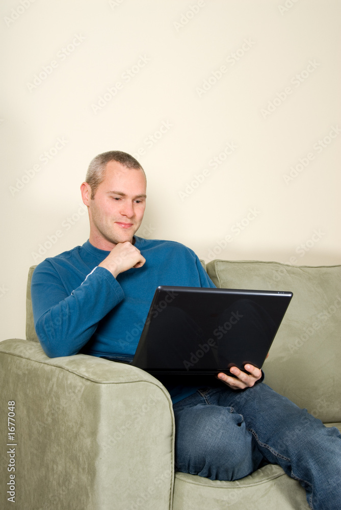 man on couch man on couch