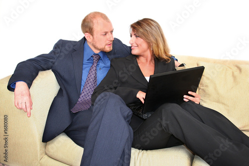 laptop conversation