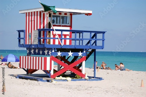 miami beach lifeguard stand © Wimbledon