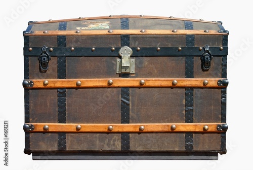 old travel trunk