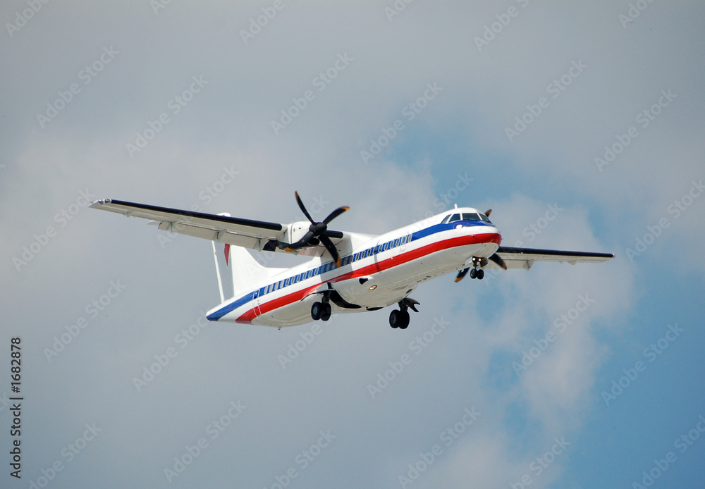 Obraz premium aerospetiale atr-72 turboprop
