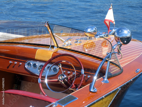 classic wooden boat