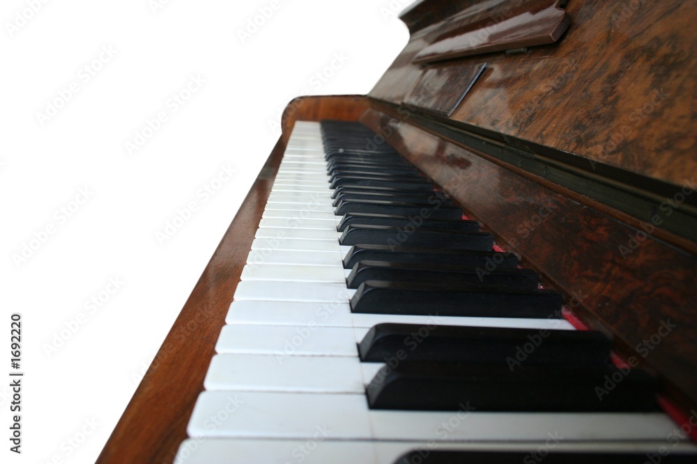 from perspective of piano