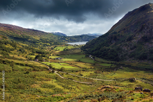 Obraz w ramie lamberis pass landscape