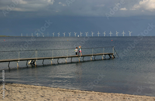 children on a pier