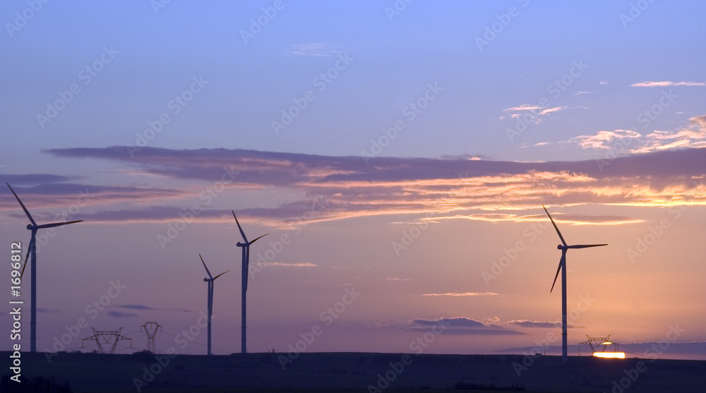 Obraz premium 4 éoliennes