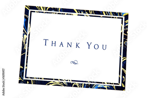 thank you note