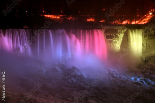 rainbow light - niagara falls