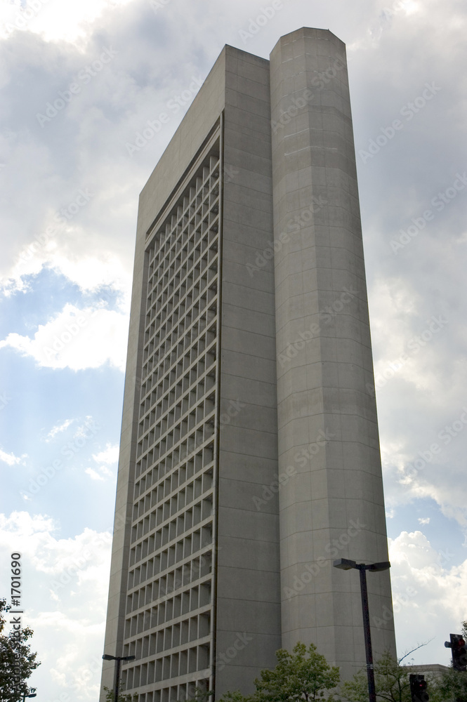 Obraz premium Scientology building ,skyline, Boston, Mass 