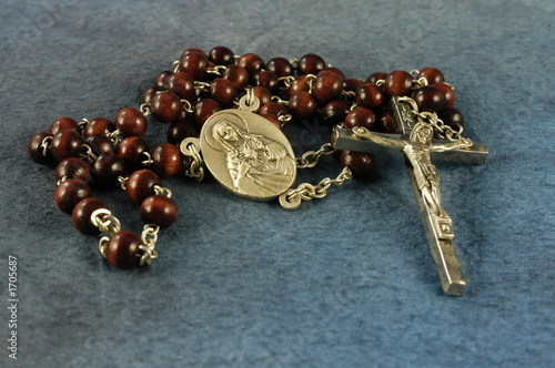 piled red rosary