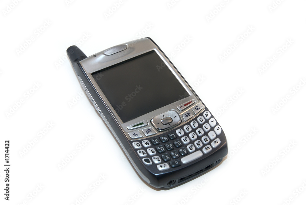 smartphone on white smartphone on white