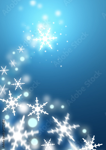 swirling snowflakes