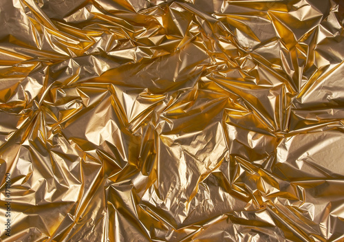 rumpled golden foil 1