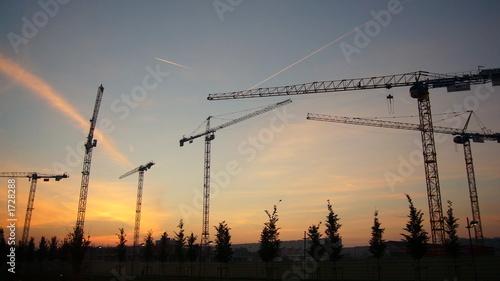 panoramique sur la construction de logements à gen photo