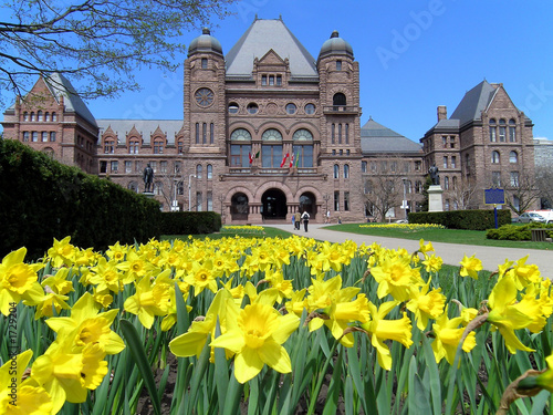 ontario parliament in spring