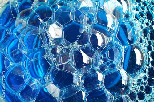 Quadro su tela blue bubble