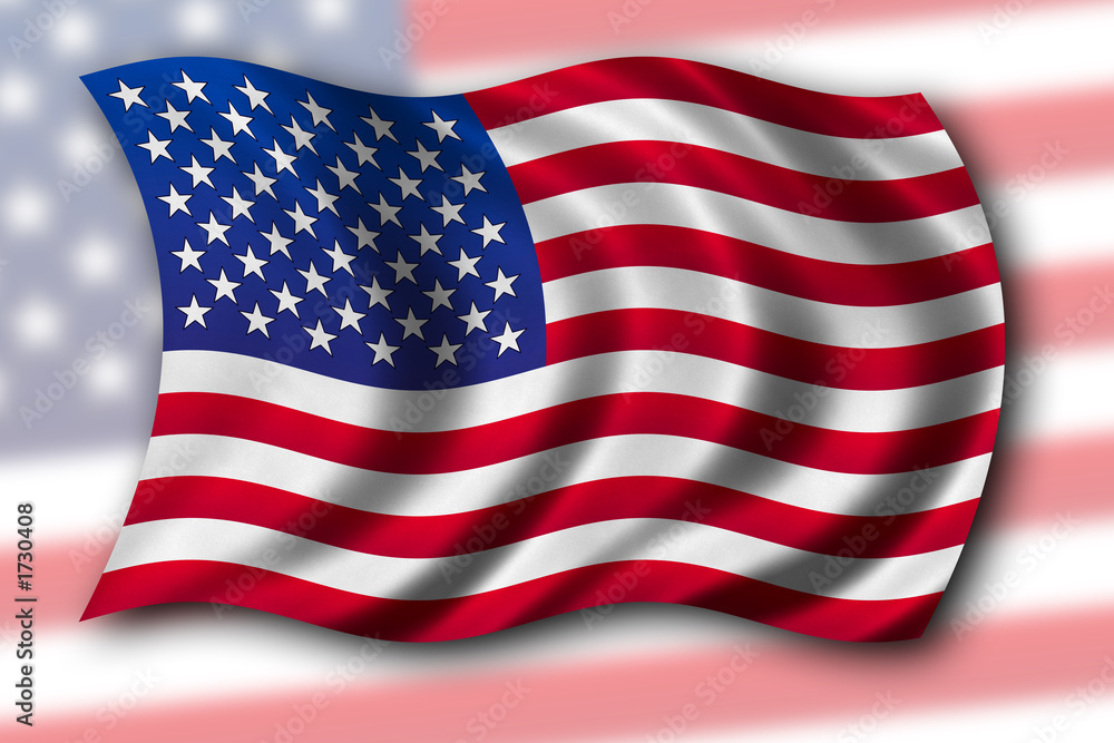 Obraz premium usa flag